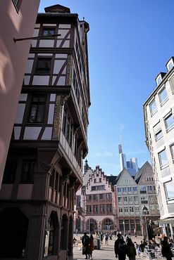 Blick auf Römer