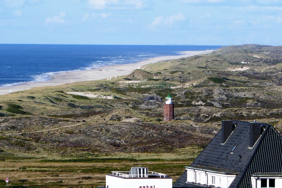 Roter Leuchturm von oben