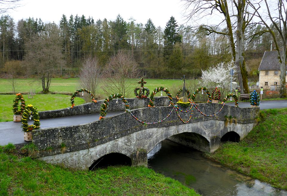 Drosendorf Brücke schräg