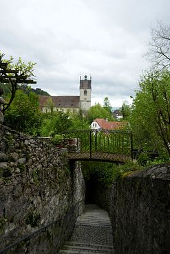 Bregenz Gasse von oben