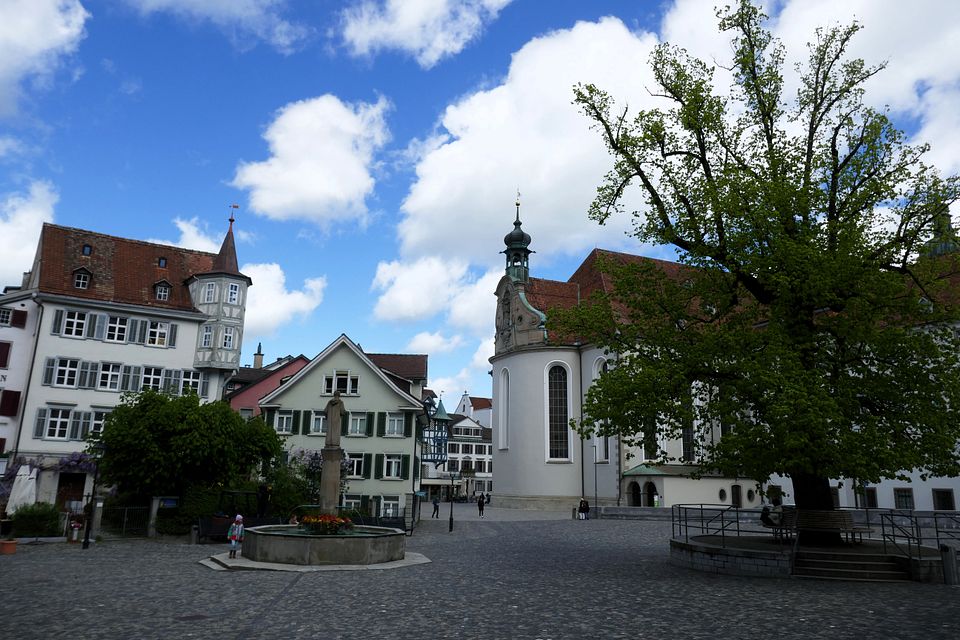 St. Gallen von Außen Platz