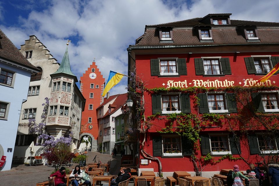 Meersburg Platz und Gang