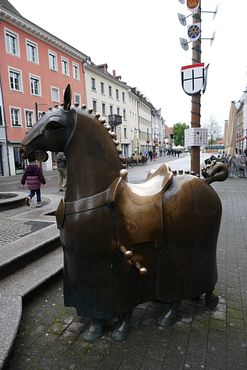 Pferd als Symbol für Friedrich II.