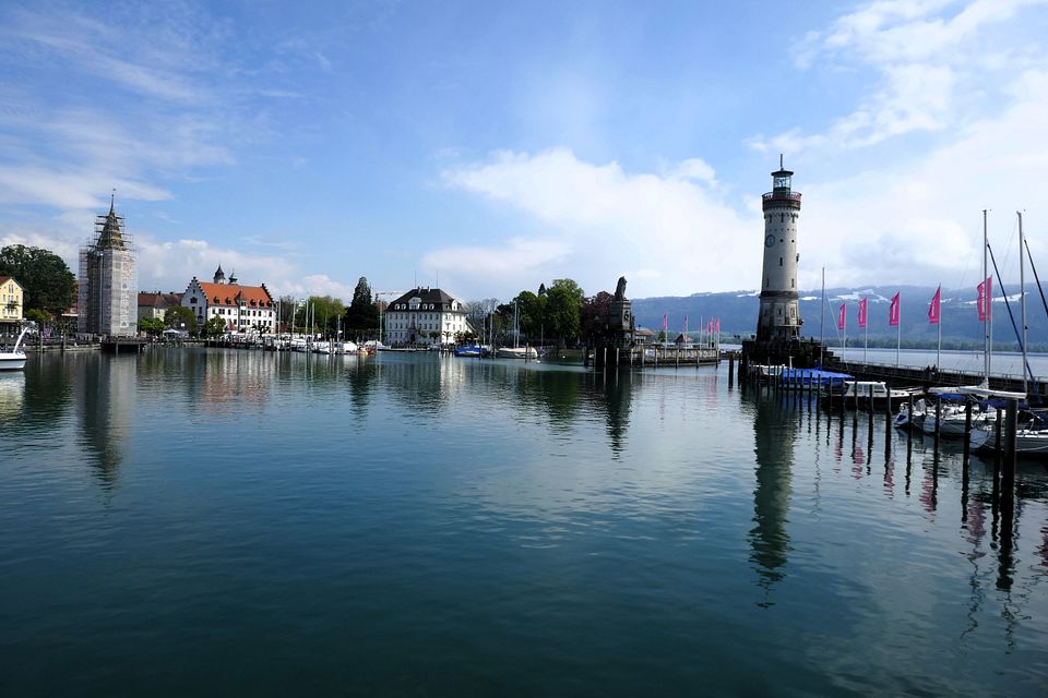 Hafen von Lindau im 90°