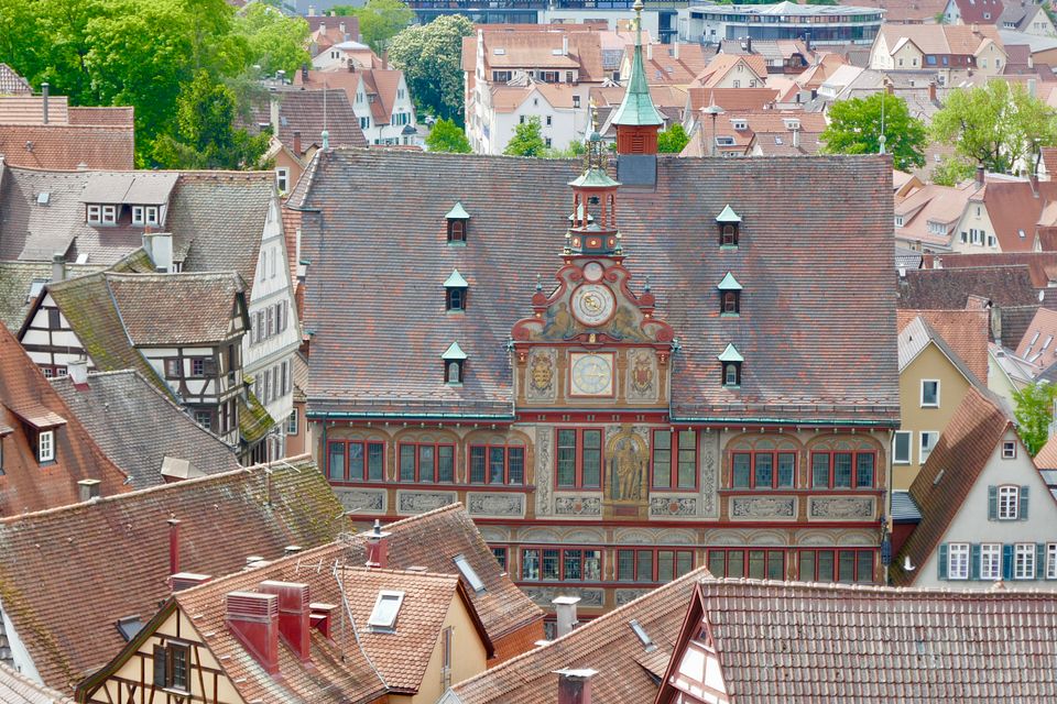 Rathaus von oben