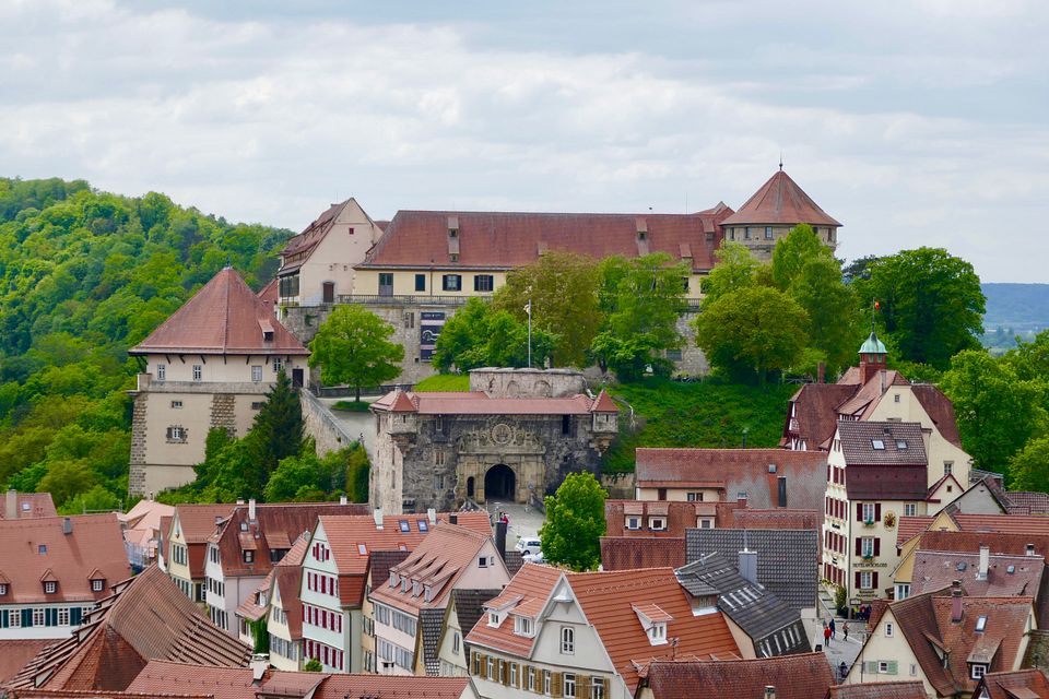 Burg von oben