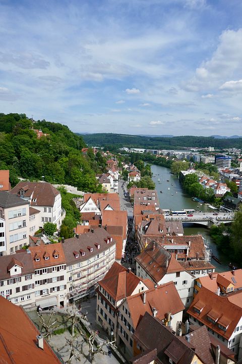 Neckar vom Turm aus