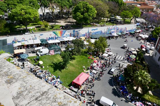 Flohmarkt von Pantheon aus