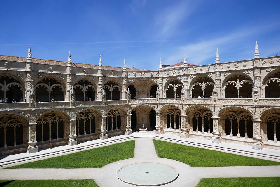 Innenhof Kreuzgang Jeronimos