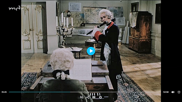 Flute-playing Fritz