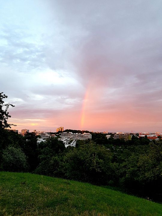 SonnenuntergangRegenbogen