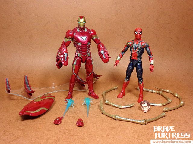 marvel legends 80th anniversary iron man and iron spider