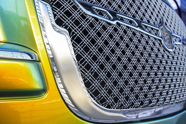 2005-2010 Chrysler 300 300C chrome mesh grille triple weave Tiarra