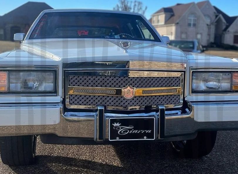 1987-1992 Cadillac Brougham Chrome Grill Triple Weave Tiarra