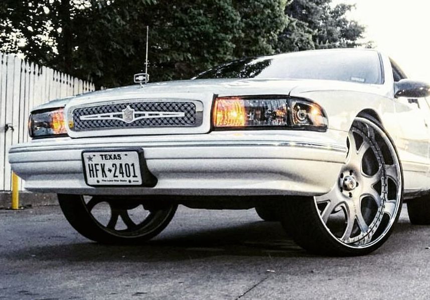 1994-1996 Chevy Impala Caprice Chrome Grill Triple Weave Mesh