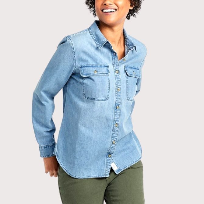 best-chambray-and-denim-shirts-for-women