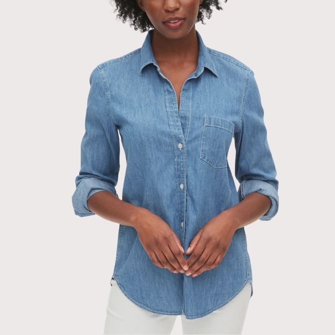 best-chambray-and-denim-shirts-for-women