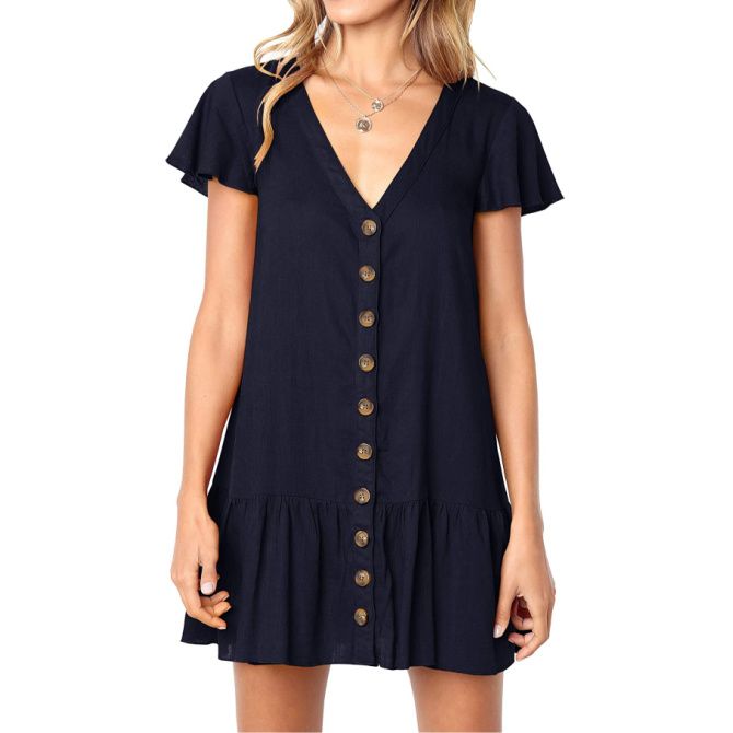 best-button-front-dress