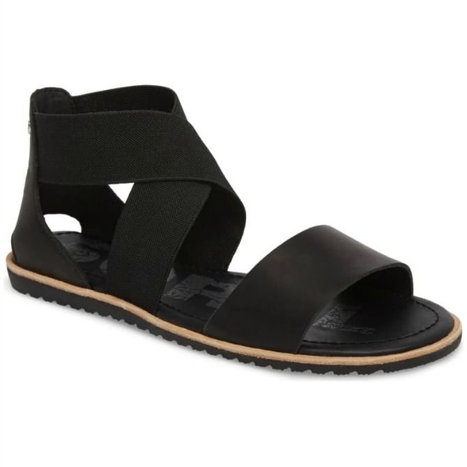 best-womens-black-flat-sandals