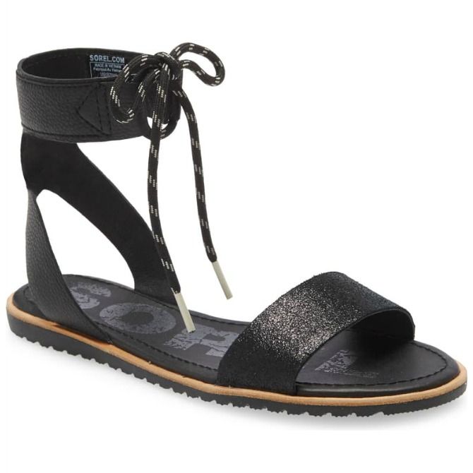 best-womens-black-flat-sandals