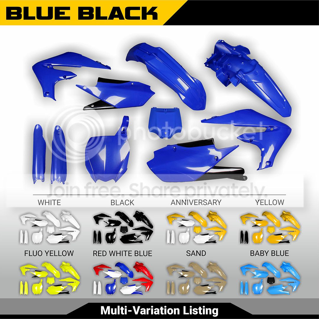 Yamaha YZ250F 2019-2023 YZ450F 2018-2022 YZF250 YZF450 Plastic