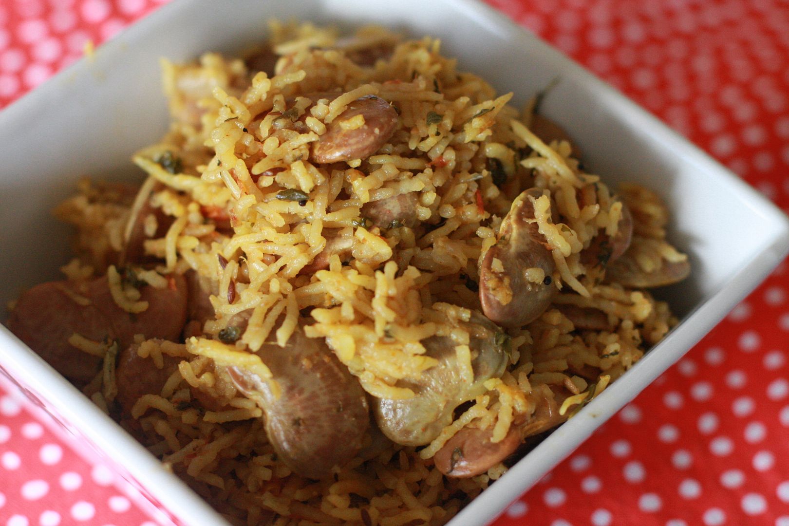 Lima Beans Biryani