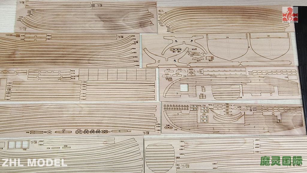 ZHL The Port Jackson cherry wood version wooden ship model kits | eBay