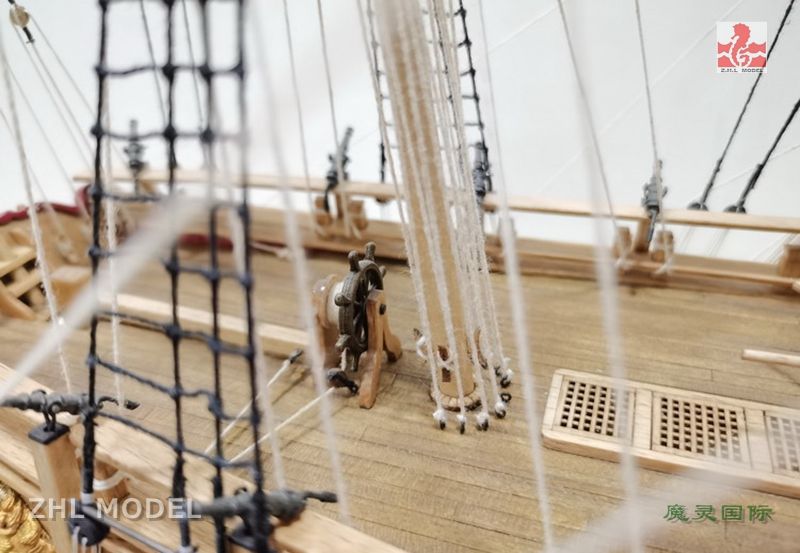 HMS Kingsfisher 1804 Pear version 1:60 840mm 18-gun Frigate Wood