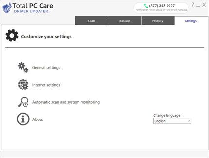 total pc care driver updater
