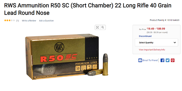 Difference between rws r50 and RWS R 50 SC | Rimfire Central Firearm Forum
