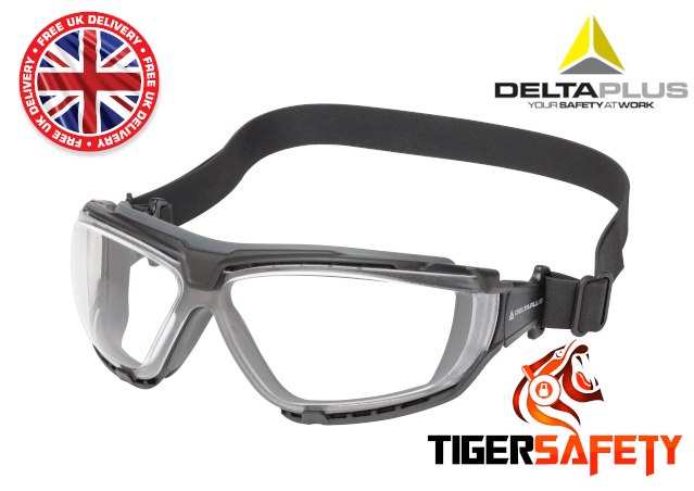 Delta Plus Go-Specs Tec Clear Safety Glasses Goggles PPE