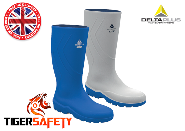 Delta Plus Aerofood Food Safe Steel Toe Cap Safety Wellington Boots Wellies PPE