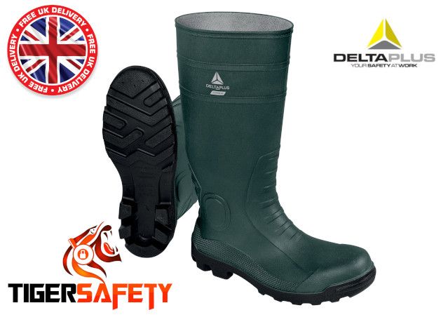 Delta_Plus_Copper_Green_Steel_Toe_Cap_Safety_Wellington_Boots_Wellies_PPE