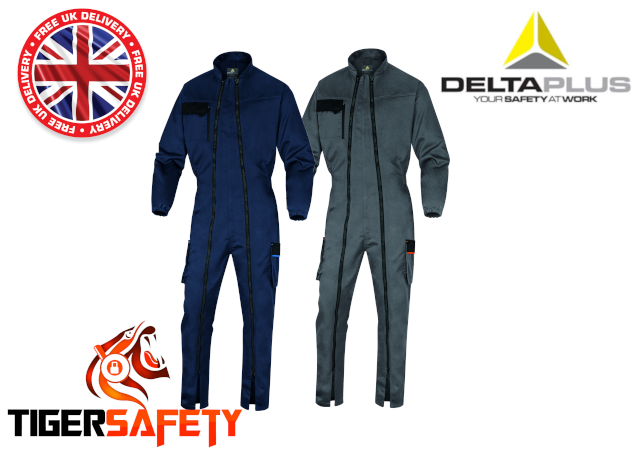 Delta_Plus_M2CZ3_Double_Zip_Work_Coveralls_Overalls_Boilersuit_Workwear