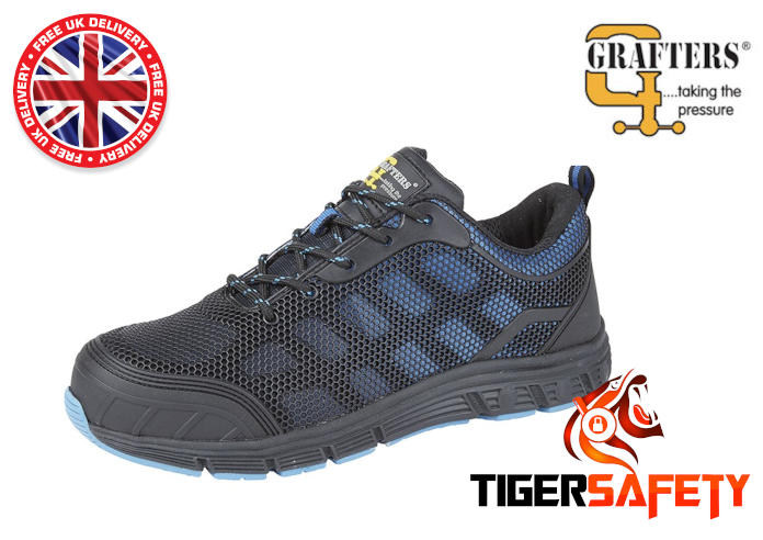 black safety trainers uk