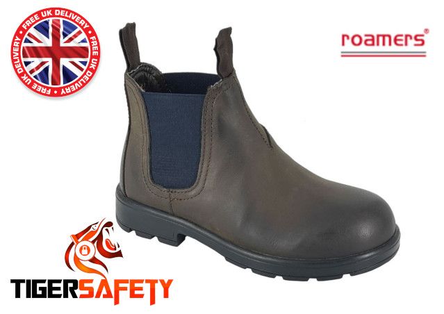 Roamers_B820GB_Waxy_Brown_Leather_Boys_Childs_Pull_On_Chelsea_Dealer_Boots