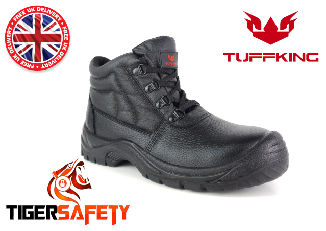 Tuffking_Delta_9040_Black_Leather_Steel_Toe_Cap_Chukka_Style_Bump_Cap_Safety_Boots_PPE