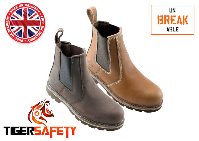 Unbreakable_Highland_SBP_SRA_Steel_Toe_Cap_Chelsea_Dealer_Safety_Boots_PPE