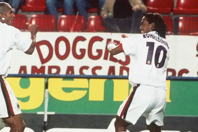 PSG 02/03 #10 RONALDINHO Awaykit Nameset Printing