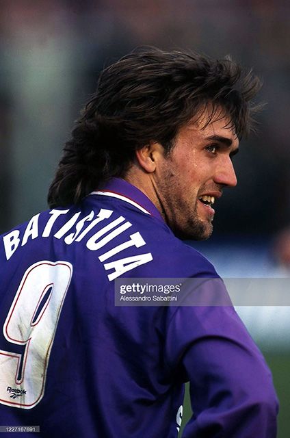 Fiorentina 95/96 #9 BATISTUTA Homekit Nameset Printing