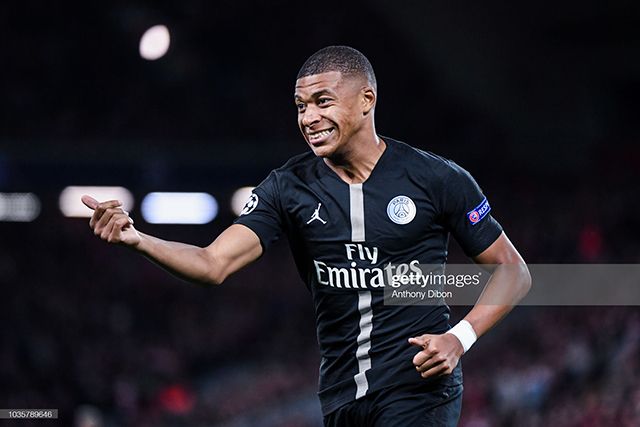 PSG 18/19 #7 MBAPPE UEFA Champions League Homekit Nameset Printing