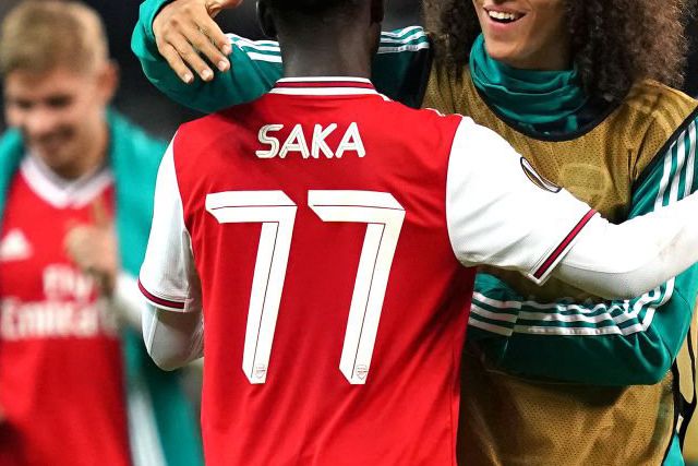 Arsenal 19/20 #77 SAKA HomeKit Nameset Printing 