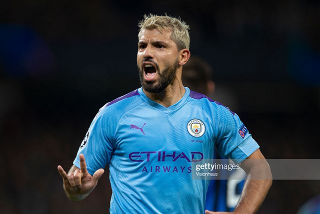 Manchester City 19/20 #10 KUN AGUERO HomeKit Nameset Printing