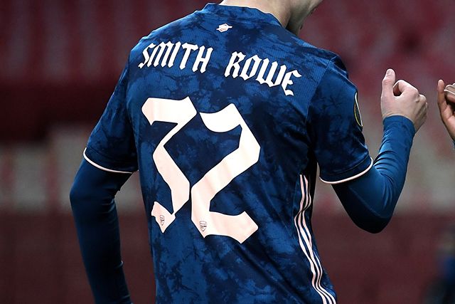 Arsenal 20/21 #32 SMITH ROWE 3rd AwayKit Nameset Printing