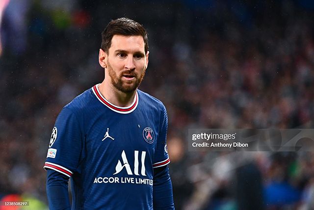 PSG 21/22 #30 MESSI UEFA Champions League Homekit Nameset