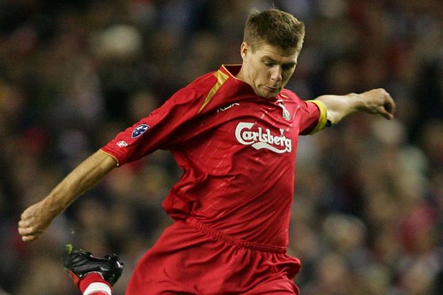 Liverpool 05/06 #8 GERRARD Champions League HomeKit Nameset Liverpool 05/06 #8 GERRARD Champions League HomeKit Nameset
