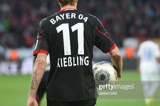 Bayer Leverkusen 04 Kießling ホームジャージ 11 2007-08 Bayer Leverkusen Home Shirt Kießling #11