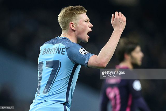 Manchester City 16/17 #17 DE BRUYNE Champions League HomeKit