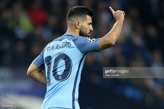Manchester City 16/17 #10 KUN AGUERO Champions League