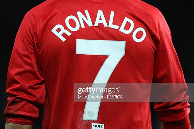 Manchester United 08/09 #7 RONALDO UEFA Chaimpons League HomeKit